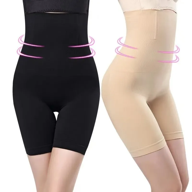 High waisted women\'s body shaping and buttock lifting, postpartum stomach tightening and slimming, waist cinching and body shapi