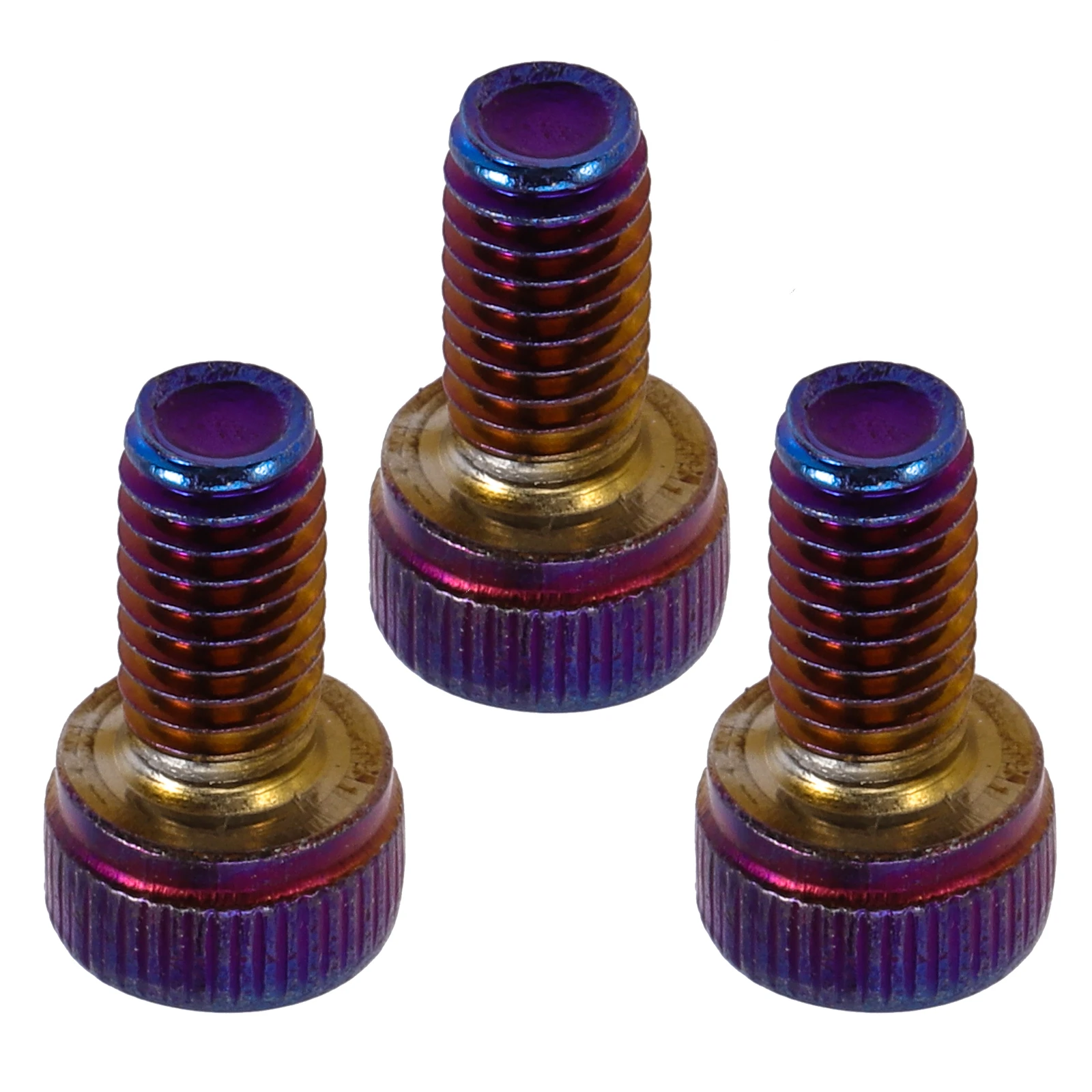 

3 Pcs Guitar Bridge Screw Titanium Durable Lightweight Smooth Surface Electric Guitar Accessories Replacement Metal Nut Parts
