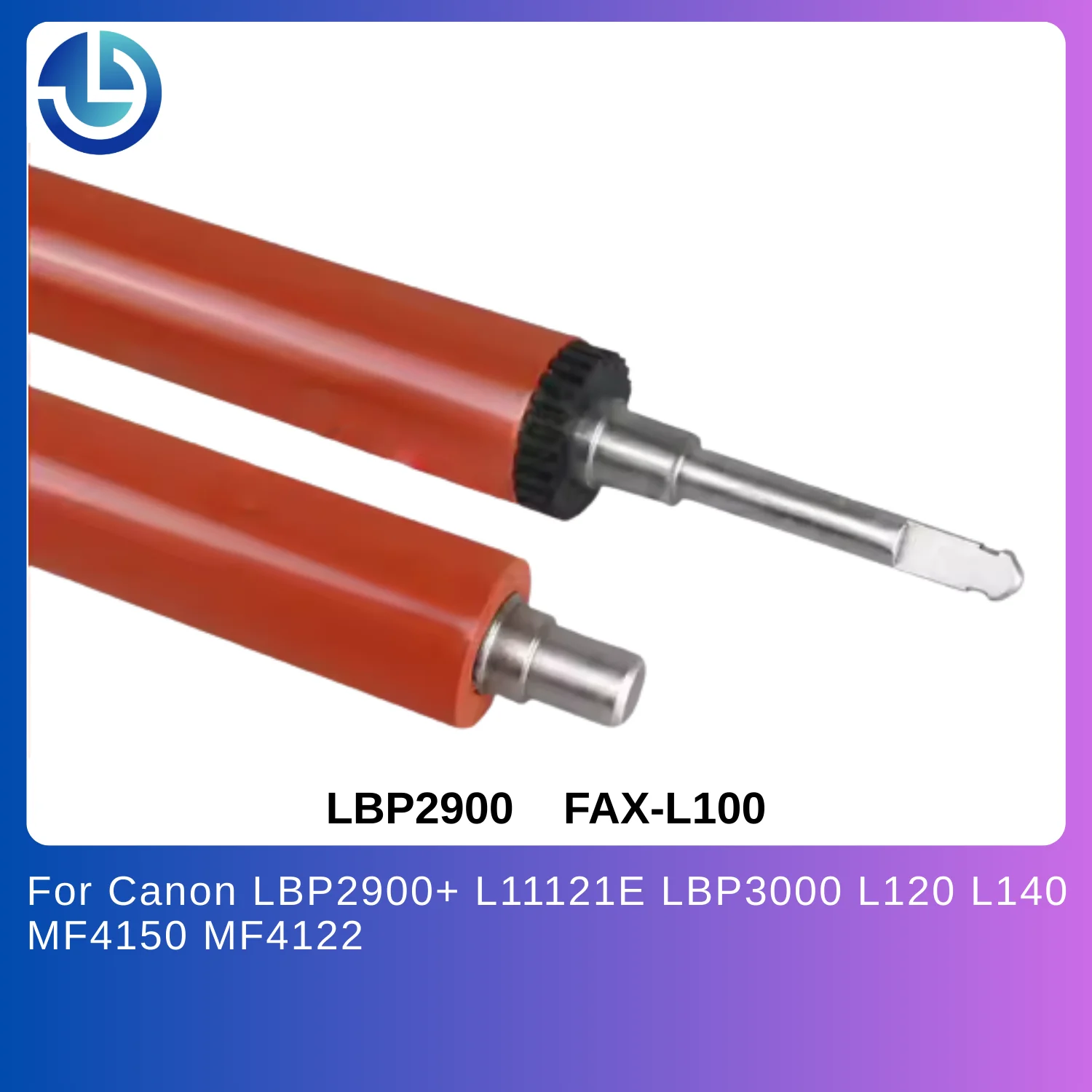 3PCS LBP2900 FAX-L100 Fuser Roller for Canon LBP2900+ L11121E LBP3000 L120 L140 MF4150 MF4122 Fuser Lower Pressure Roller