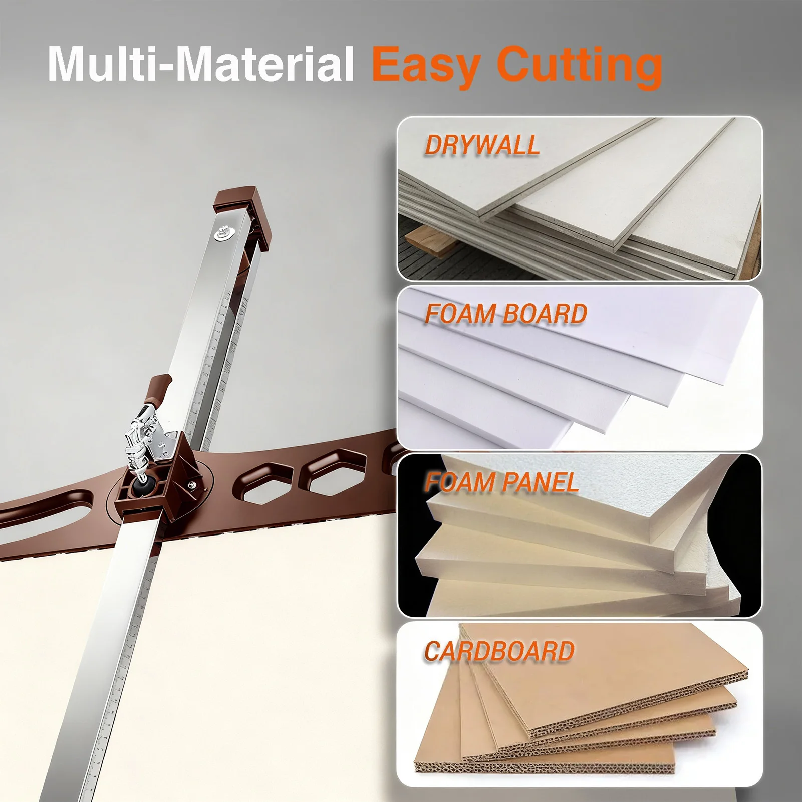 Cutting Tool  Cutting Tool Foldable Hand Push Double Positioning High  Gypsum Board Cutter with 23 Wheels