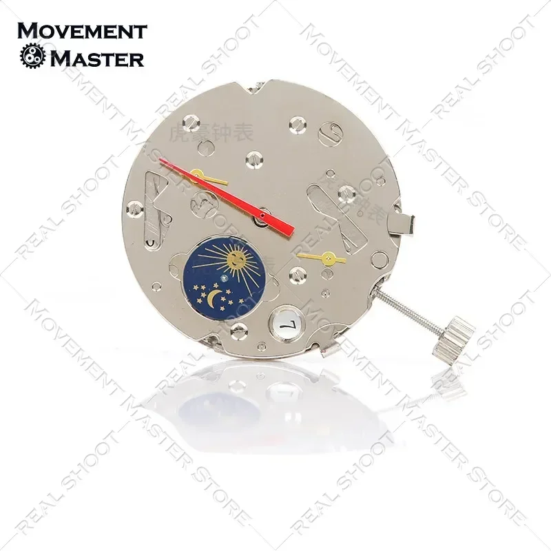Tianjin-T16 ساعات الحركة ، 2813 ، تقويم واحد ، 4 نقطة ، 6 اليد ، مرحلة القمر ، 8215 ، اكسسوارات الحركة ، جديد