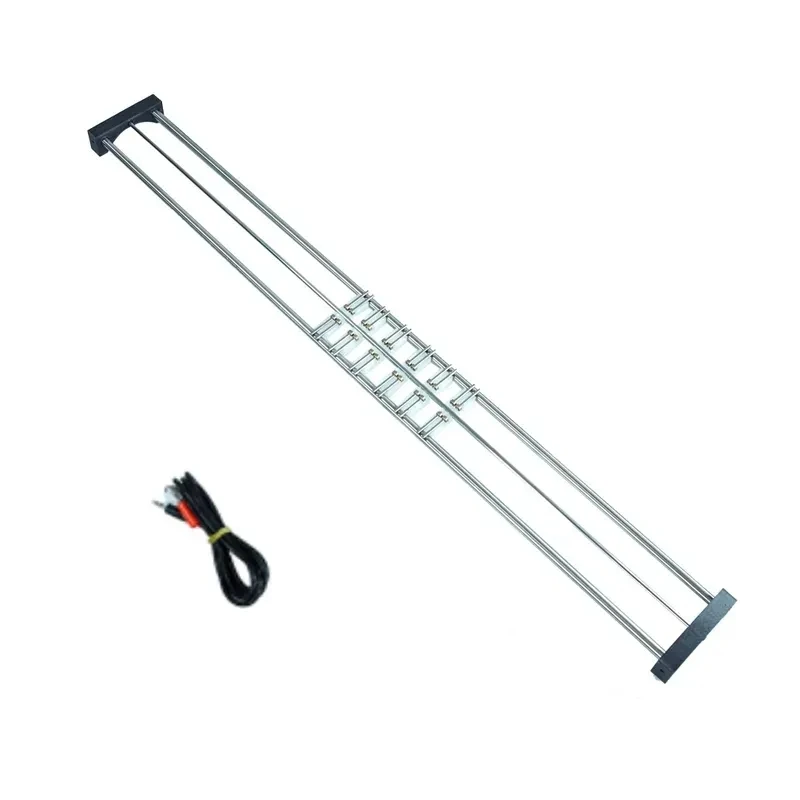 AHHLCLT Zug im N-Maßstab 1:160, 50 cm, Schienenmodellzubehör, Zuglaufband, Schienenlager, Testständer mit 6 Rollen/Einzelrollenmodul 4