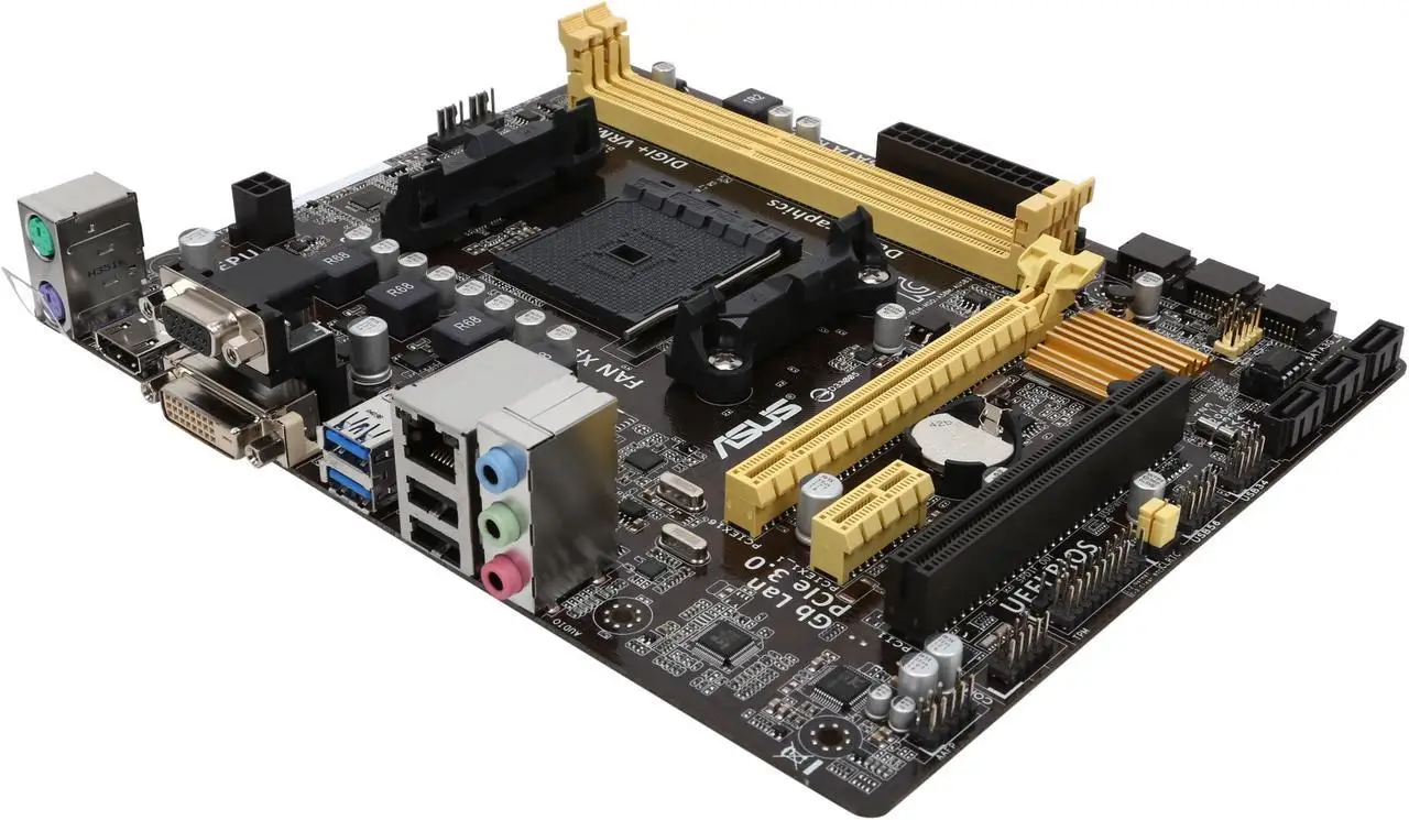 ASUS A58M-A/USB3  Motherboard DDR3 AMD A58 Socket FM2/FM2+ DDR3 32GB support  AMD A10-6700 A10-7860 A4-6300B A6-7400K cpu M-atx