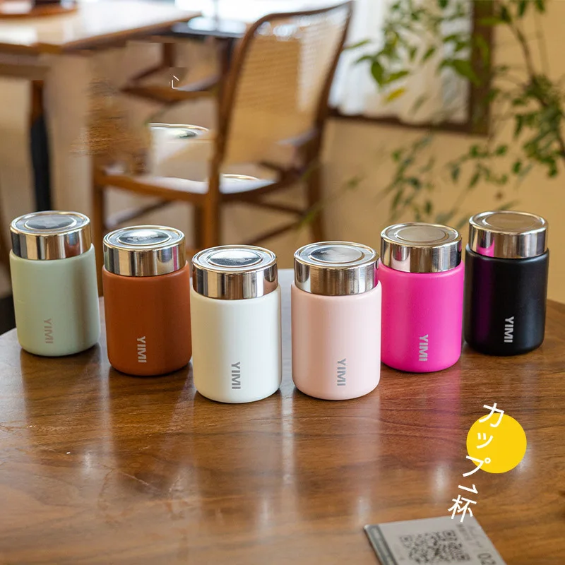 Kompakter Mini-Isolierbecher mit hohem Farbwert, leichter Outdoor-Tragebecher, Büro-316-Liner-Trinkbecher