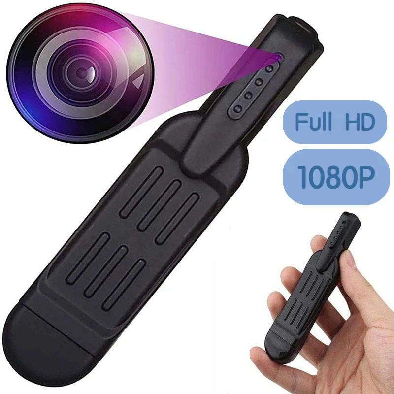 

Mini Camera HD 1080P Camera Wearable Body Pen Digital Mini DVR Small DV Camcorder T189 Night Vision Micro Camera