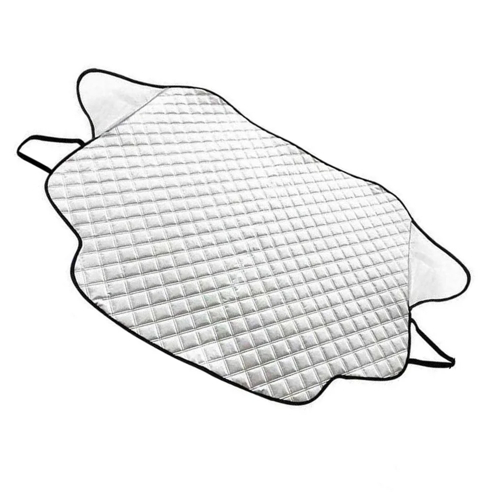 

1 шт. универсальный автомобильный чехол на лобовое стекло, авто солнцезащитный козырек, защита от снега и льда, зима-лето, лобовое стекло, 183 см * 116 см