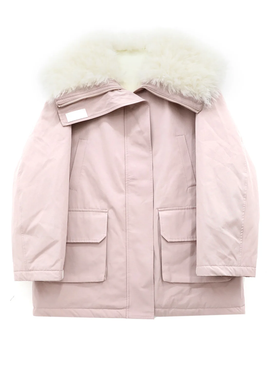 

Женская парка Cizzlemore с флисовой подкладкой, пуховик свободного кроя, экологичное пальто из овечьей шерсти, винтажный стиль, теплое и уютное.