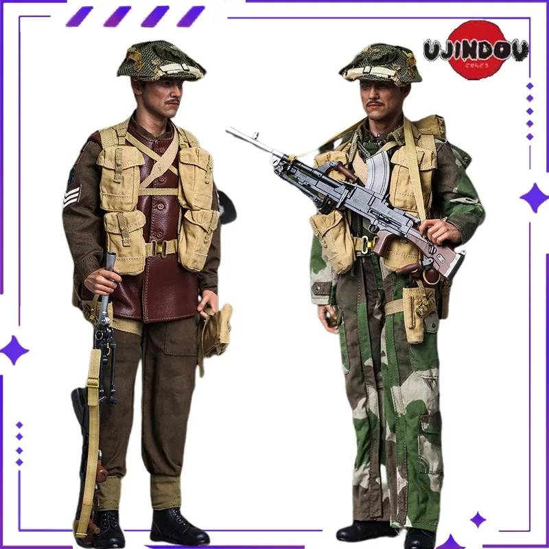 

Оригинальная статья Yu Zhandao NO.UD9042 Вторая мировая война Британская 51st Highland Division Bren Machine Gunner 1/6 Мобильная модель игрушки