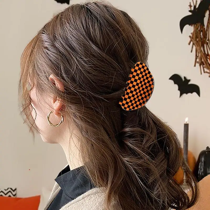 Halloween Theme Styling Hairpin para mulheres e meninas, clipes de cabelo antiderrapantes, rabo de cavalo, Cosplay Party Hairpin