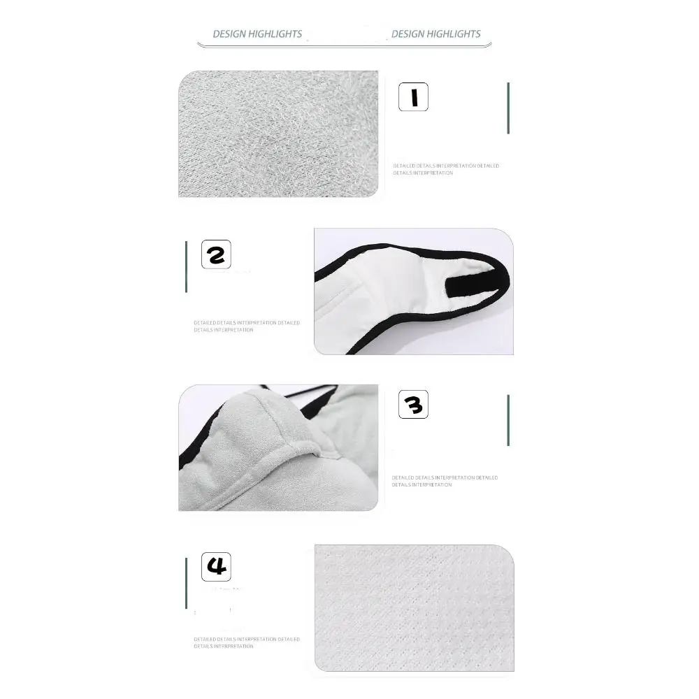 New Winter Mask Earmuffs Two-In-One Outdoor Breathable Holes Wrap Band Ear Warmer Cold-Proof Unisex Riding Ear Muff