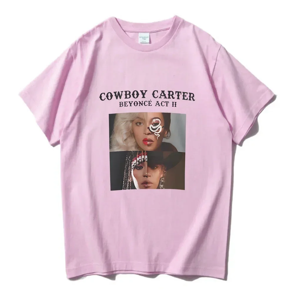 Denim Carter Beyonc é e Tshirt casual short sleeved women\'s T-shirt street clothing high-quality vintage Tshirt summer O-neck