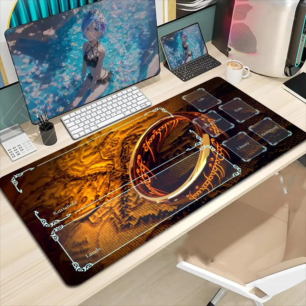 

Card Game Mouse Pad, Sewn Magic Zone Tabletop Gaming Mat, Suitable for MTG/TCG Card Battles and Commander Deck Game Table Mat