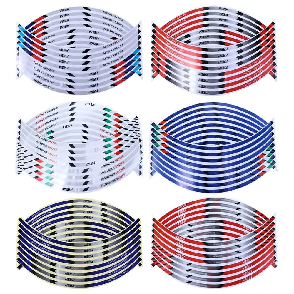 

For Honda Auto Decals Rim Stripe Tape Car Wheel Stickers Reflective Rim Tape Motorbike Rim Tape Motorcycle Wheel Stickers