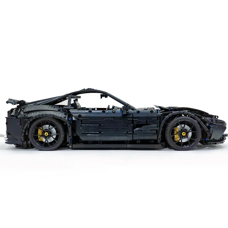 Bloques de construcción técnicos F12 Super Sport para niños, modelo de coche de carreras negro RSR, 3097 Uds., bloques de potencia Moter, juguetes para niños, regalos