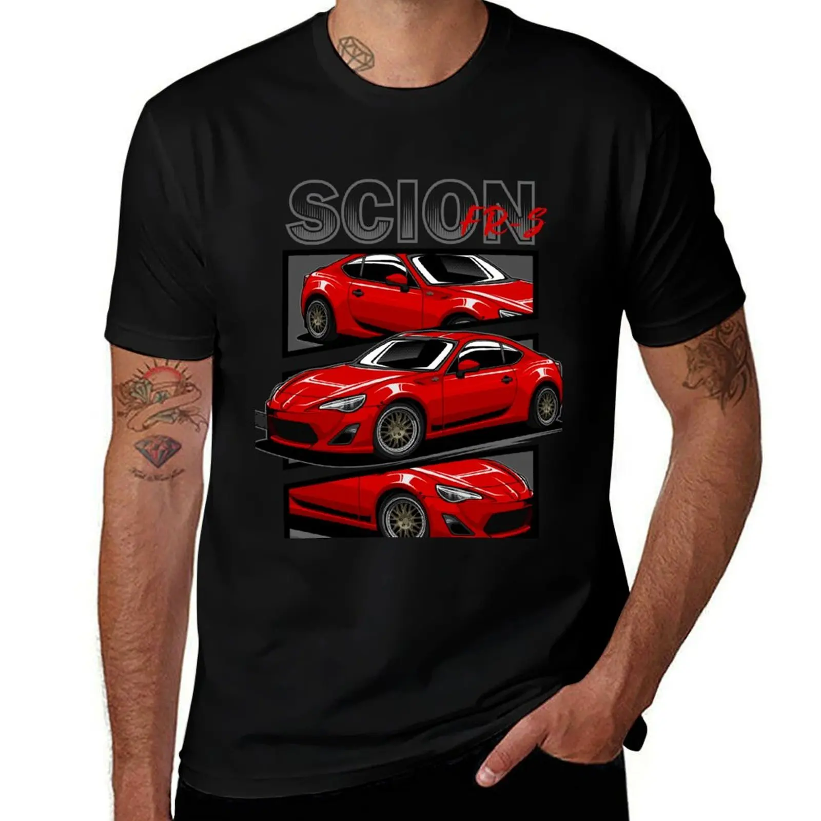 scion frs jdm car T-Shirt t shirts for man pack white T-Shirt
