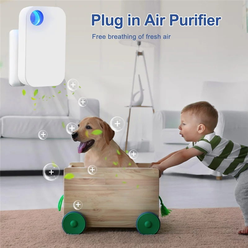 A04G- Air Purifiers For Home Plug In,Plug In Air Ionizers For Home Portable And Quiet Ionic Air Purifier , Eu Plug