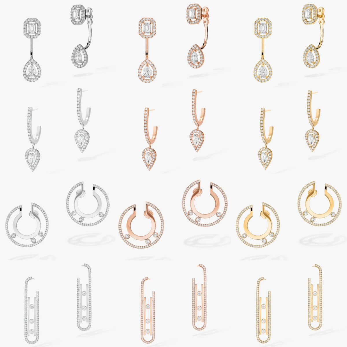 

MXK 2025 Classic Fashion Love Pendant Series 925 Silver Women's Earrings, Bright and Beautiful, Suitable for Wearing