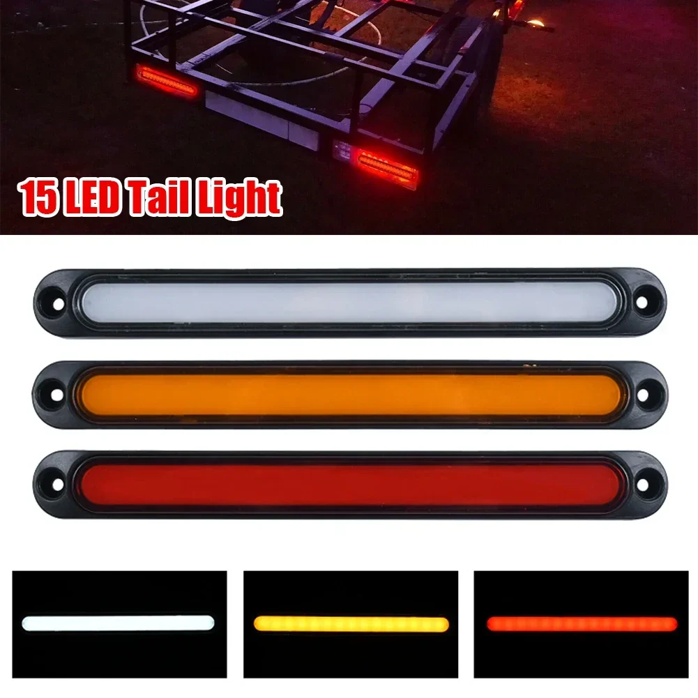 

24V 12V LED Strips Rear Windscreen Side Stop Warning Parking Taillights Car Brake Lights Turn Signal Lamp Automotive Accessories
