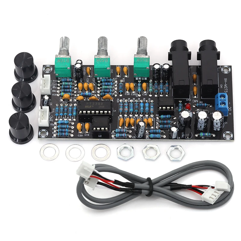 Javino 1-10 Uds PT2399 placa amplificadora de micrófono Digital reverberación Karaoke amplificador NE5532 placa de tono preamplificador