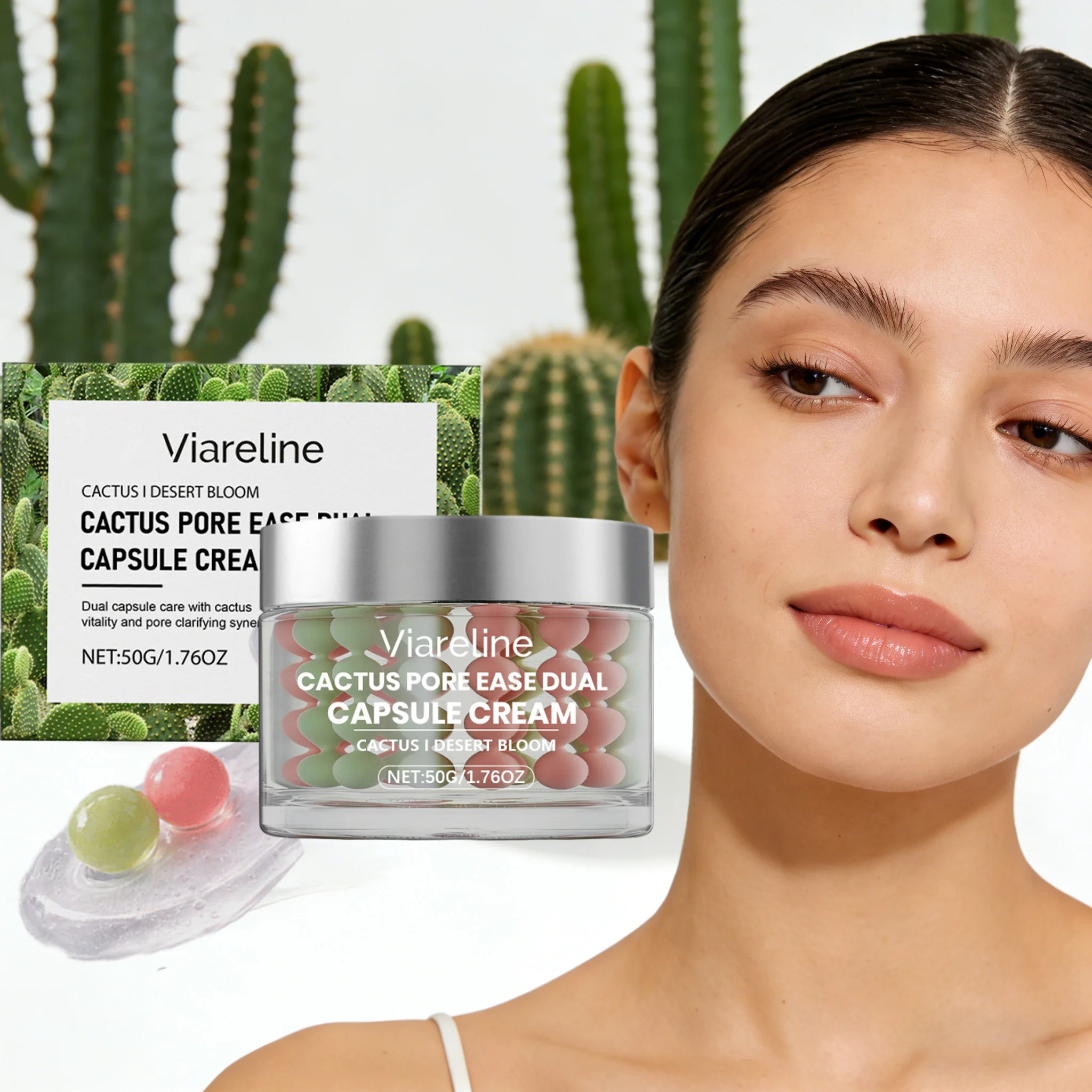 

Крем-капсулы Cactus Double Effect с натуральным растительным экстрактом: антиоксидант, усилитель жизненной силы, восстанавливающая и укрепляющая эссенция, успокаивающее и увлажняющее средство.