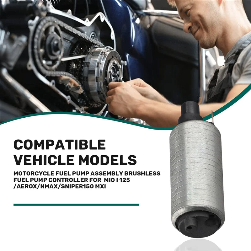 AY03-Conjunto de bomba de combustível de motocicleta controlador de bomba de combustível sem escova para Yamaha MIO I 125/AEROX/NMAX/SNIPER150 MXI