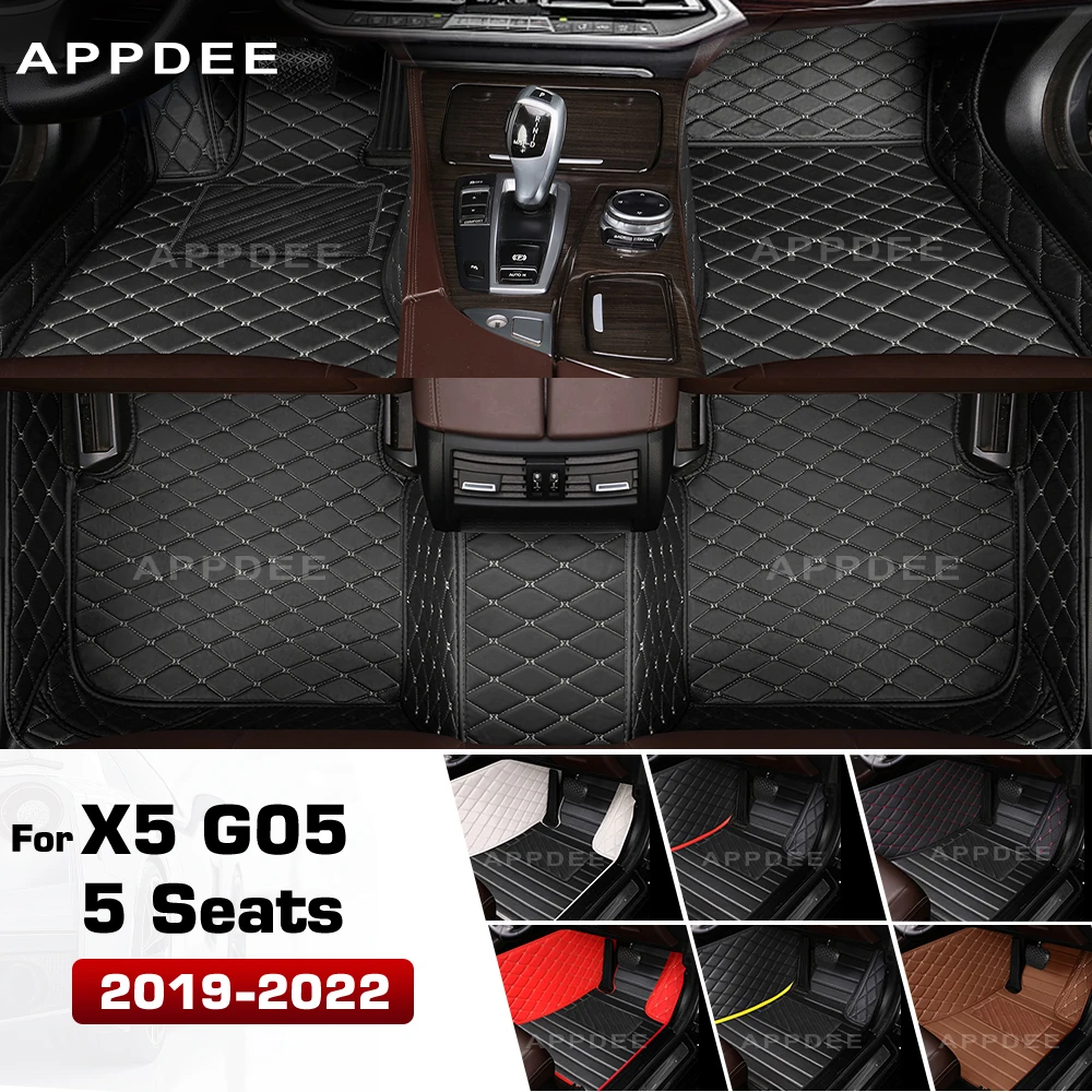 

For BMW X5 G05 5 Seats 2019 2020 2021 2022 Car Floor Mats Custom Auto Foot Pads Automobile Carpet Cover Interior Accessories