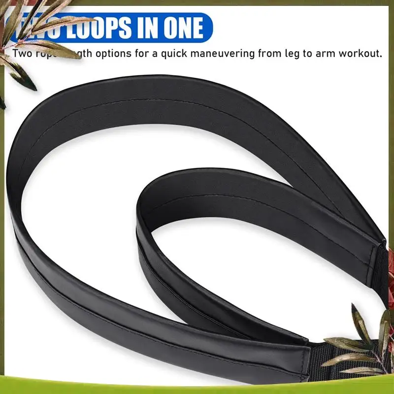 

Reliable-2PCS Pilates Straps Set Kit Pilates Double Loop Straps Set For Reformer, Fitness D-Ring Straps Double Loops Padded