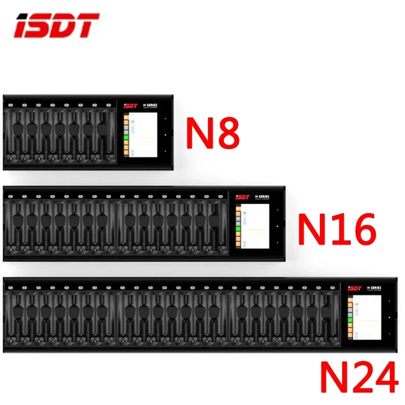 SkyCityFPV ISDT N8 N16 N24 5-12V AA AAA batterijlader DC slimme batterijlader voor batterij van Li-lon LiHv Ni-MH Ni-Cd LiFePO4 - afbeelding 2