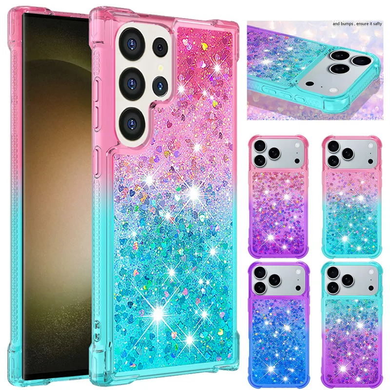 S26/S26+/S26Ultra Gradient Color Case for Samsung Galaxy S26 Ultra S25 edge S24 S23 22 S21 S20FE Plus Cover Soft Phone Case Capa