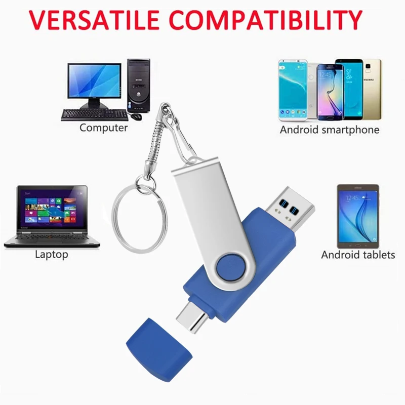 2 in 1 New USB 3.0 TYPE C USB Flash Drive OTG Pen Drive 512GB 256GB 128GB 64GB 32GB 16GB Memoria USB Stick usb disk Photography