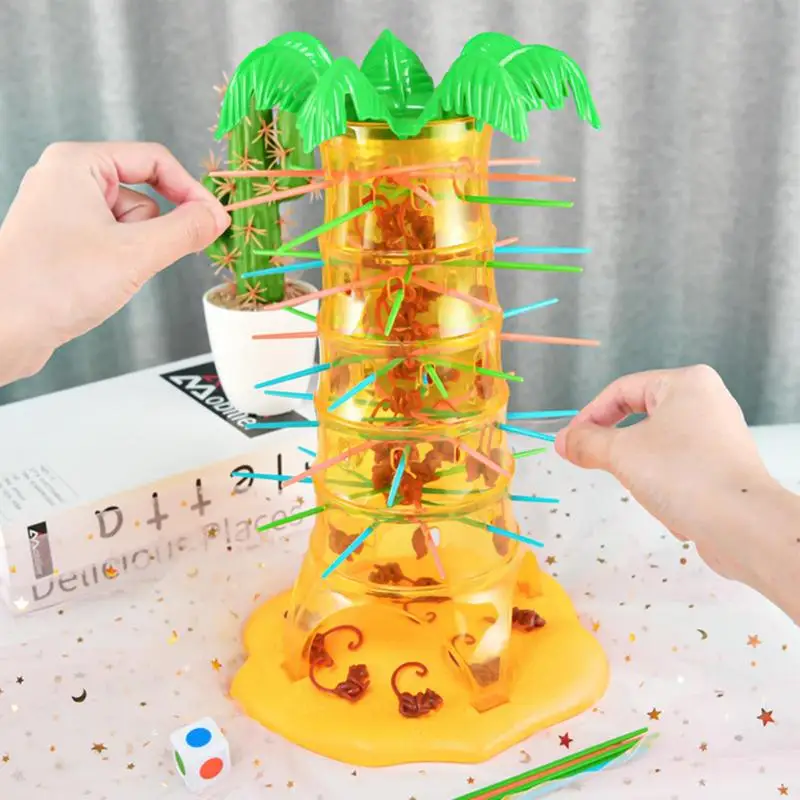 Turn Monkeys Down Monkey Tree Climbing Desktop Game Children Interesting Intelligence Toys Party Parent-Child Multiplayer