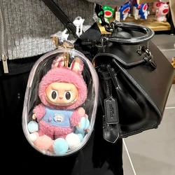 Pvc Doll Bag Thickened Clear Pouch Outdoor Storage Pouch Keychain Plush Doll Transparent Bag Pendant Colored Zipper