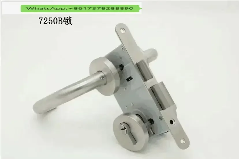 

7250B fireproof lock stainless steel wooden door split lock large gourd European standard door lock indoor 7250 panel 180*20