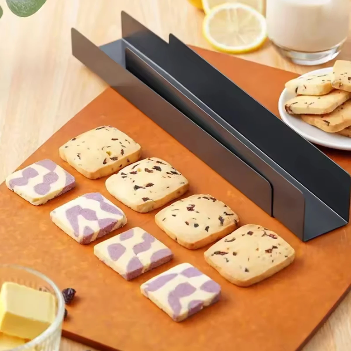 Non-stick Cranberry Cookie Mold Biscuit Cake Bread Mold Cookie Mold Carbon Steel Baguette Cranberry U-shaped Cookie Stencil Tool