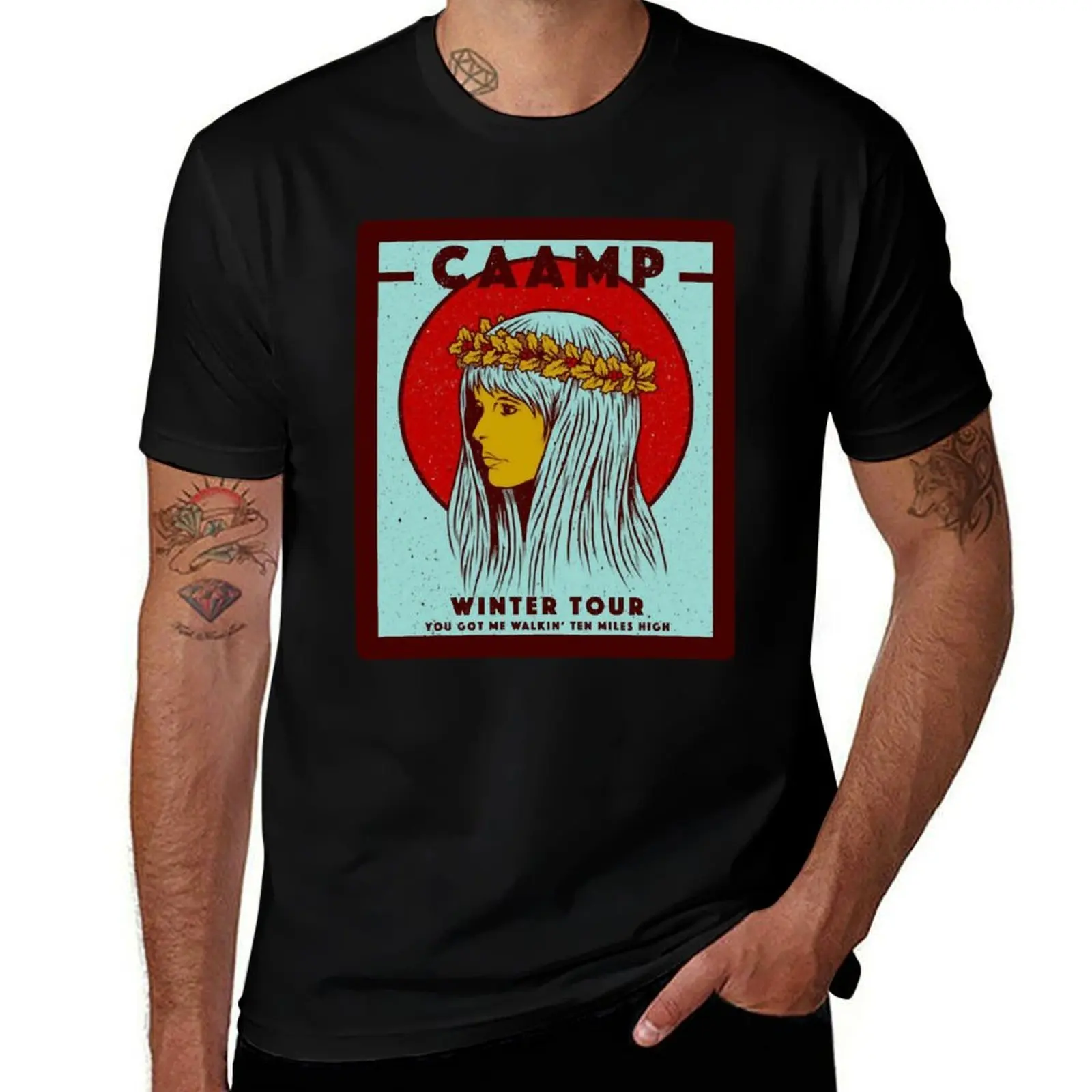 

CAAMP BAND WINTER TOUR T-Shirt man t shirt summer man t shirt luxury T-Shirt