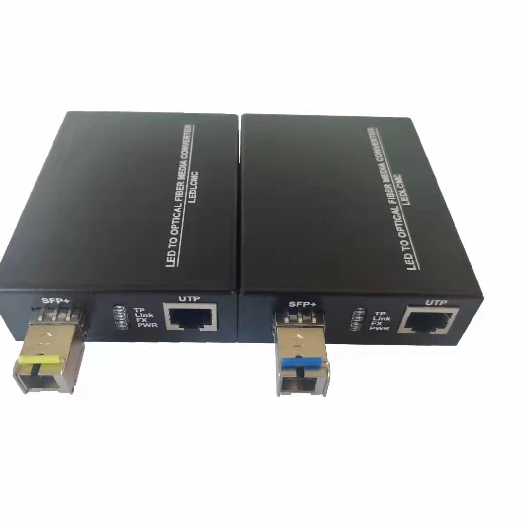 

SC Ethernet LED Fiber Optic Media Converter 10 100 1000M