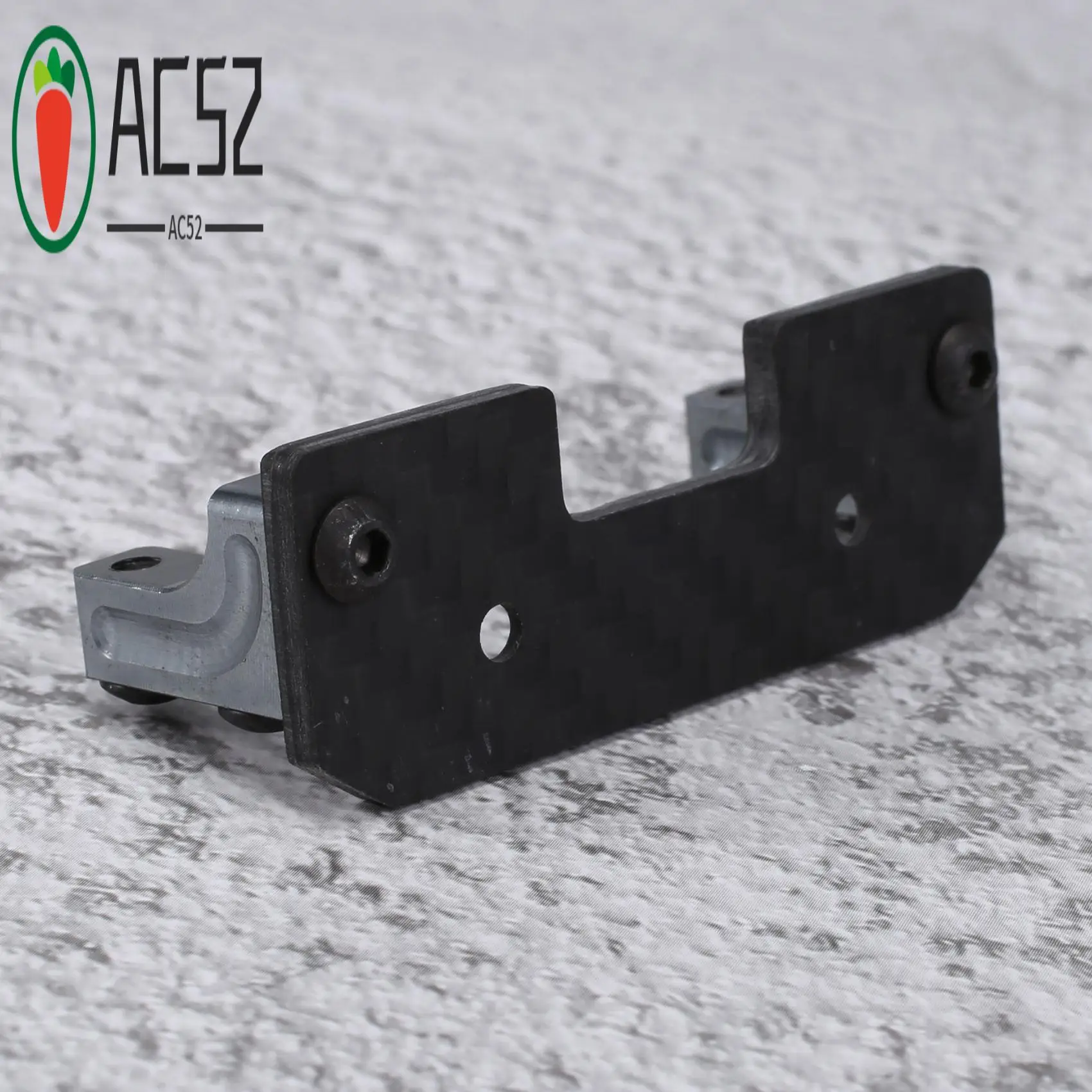 AC52-Aluminium Servo Mount + Carbon Houder Voor 1:10 AXIALE SCX10 Rc Auto As