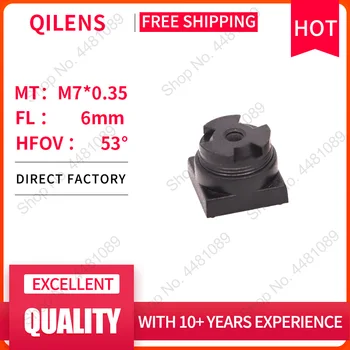 QILENS CCTV Lens M7 6mm  for Security 720P 1080P HD Mini Camera Pin hole Lens