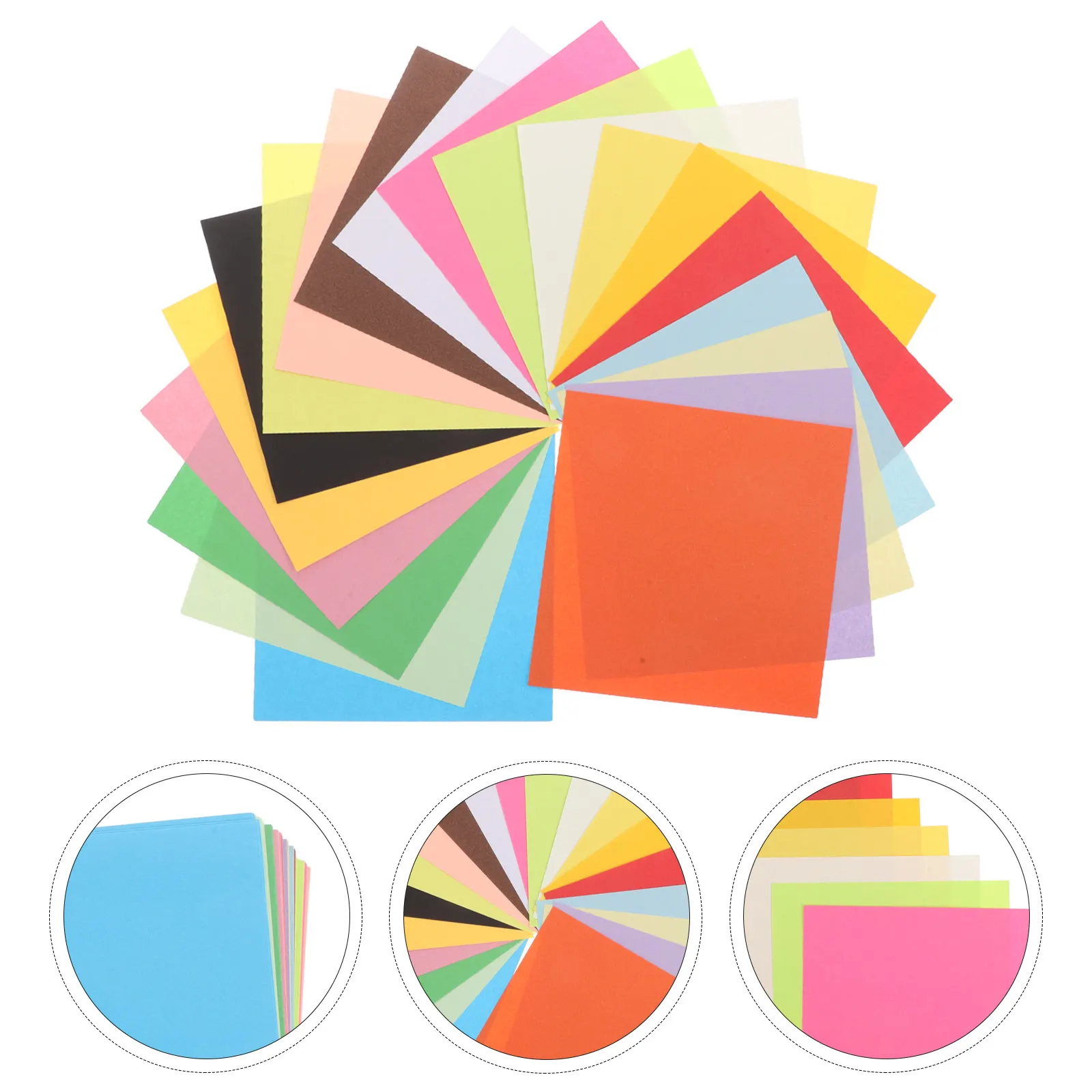 200Pcs Origami Paper Square Sheets 5.89 Inch 20 Colors Double Sided Colored Folding Paper for Craft Projects and Beginners