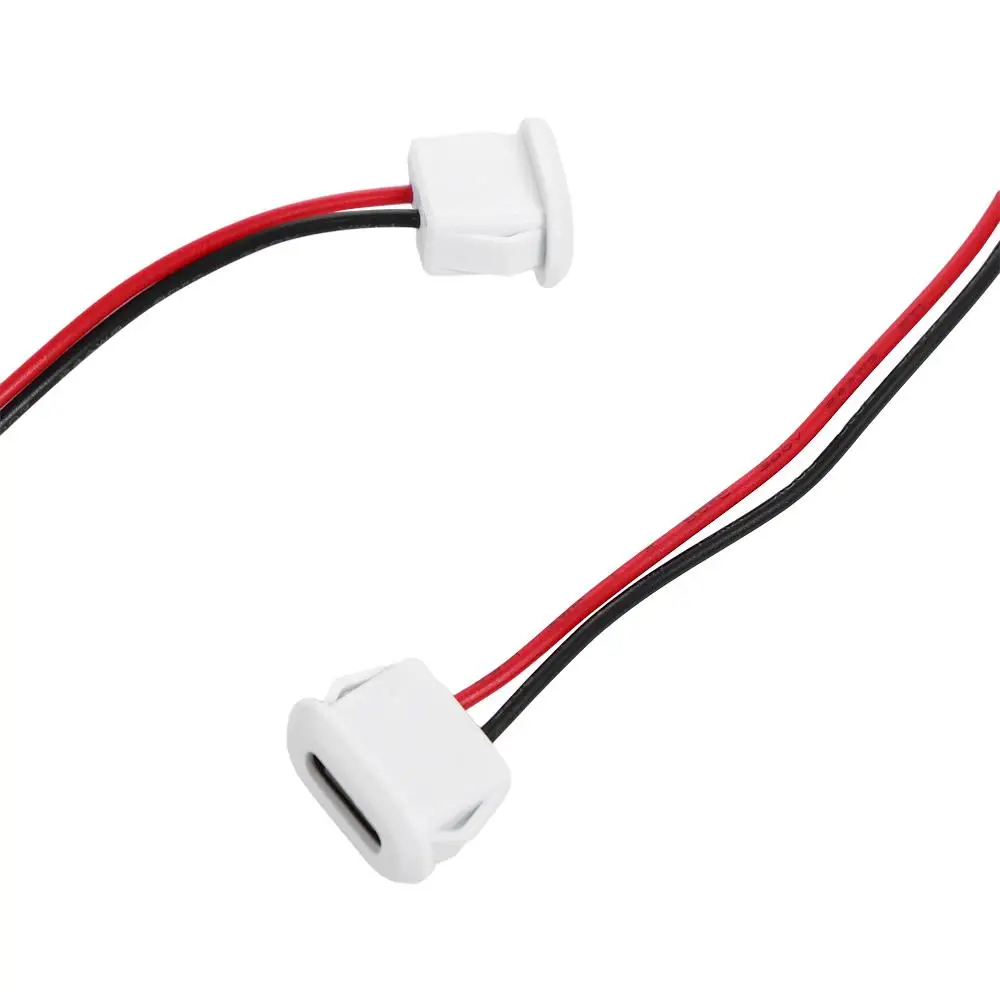 Female Socket With Welding Wire Female Base Type-C Base Charging Interface USB-C Connector USB-C Type 2 Pin Connector