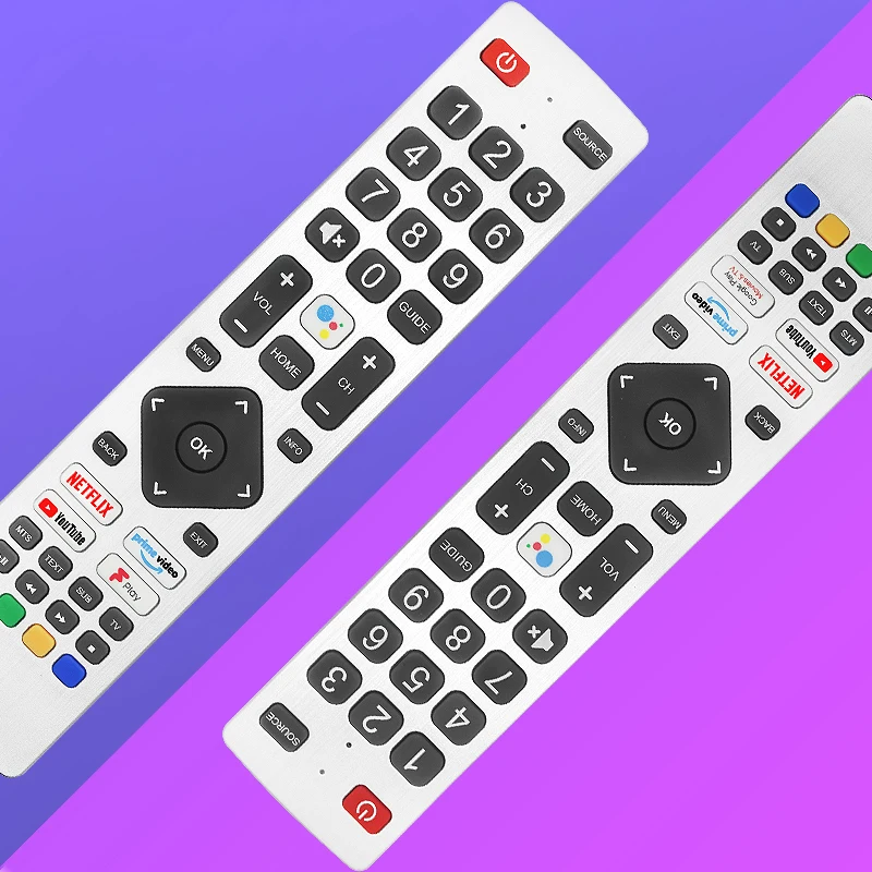 SHWRMC0133 Voice Remote Control for Sharp Aquos Smart TV, Compatible with Models: 40/50BL2EA, 40/50BL3EA, 40/50BL4EA, 40/50BL5EA