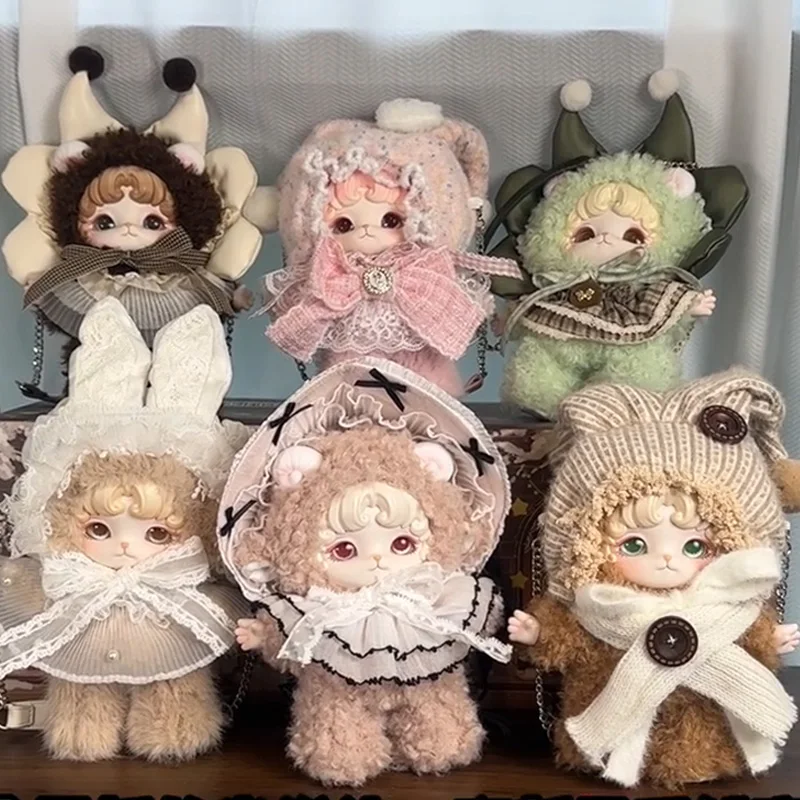 

Серия Mijuan Fluffy Sweet Dream: Загадочная коробка-сюрприз с милыми виниловыми плюшевыми куклами Mijuan, аниме-фигурками и подвесками-шармами