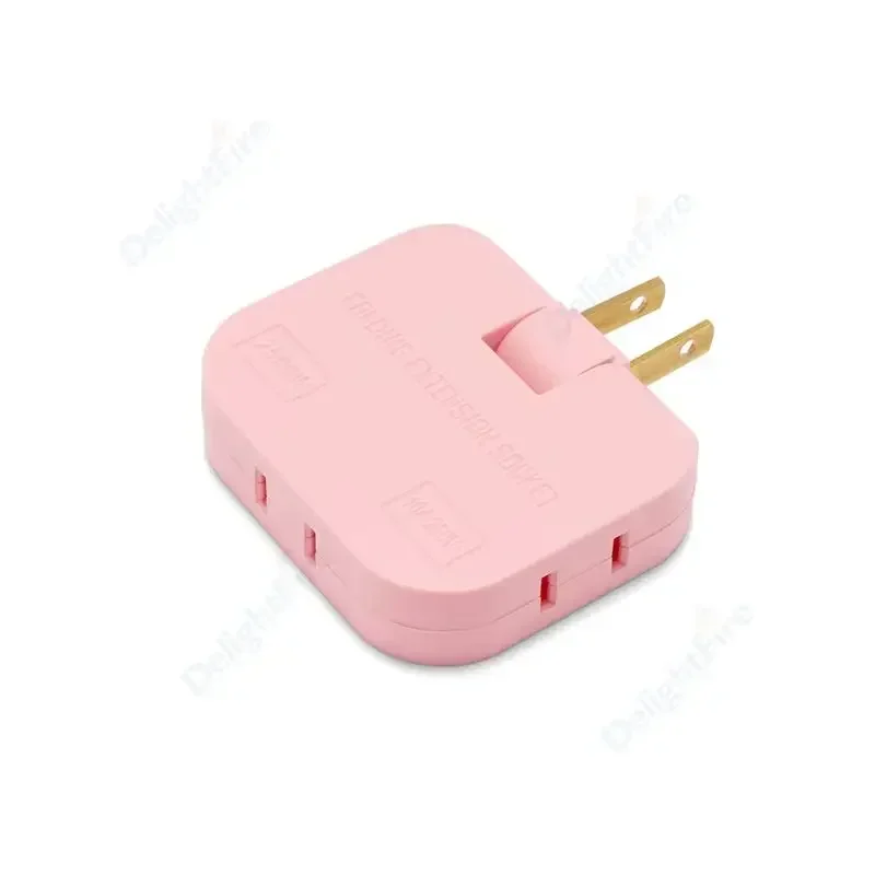 3 في 1 الولايات المتحدة محول القابس 180 درجة تدوير المقبس الأمريكية اليابان كندا تمديد محول طاقة مقبس كهربائي مخرج تيار متردد #5