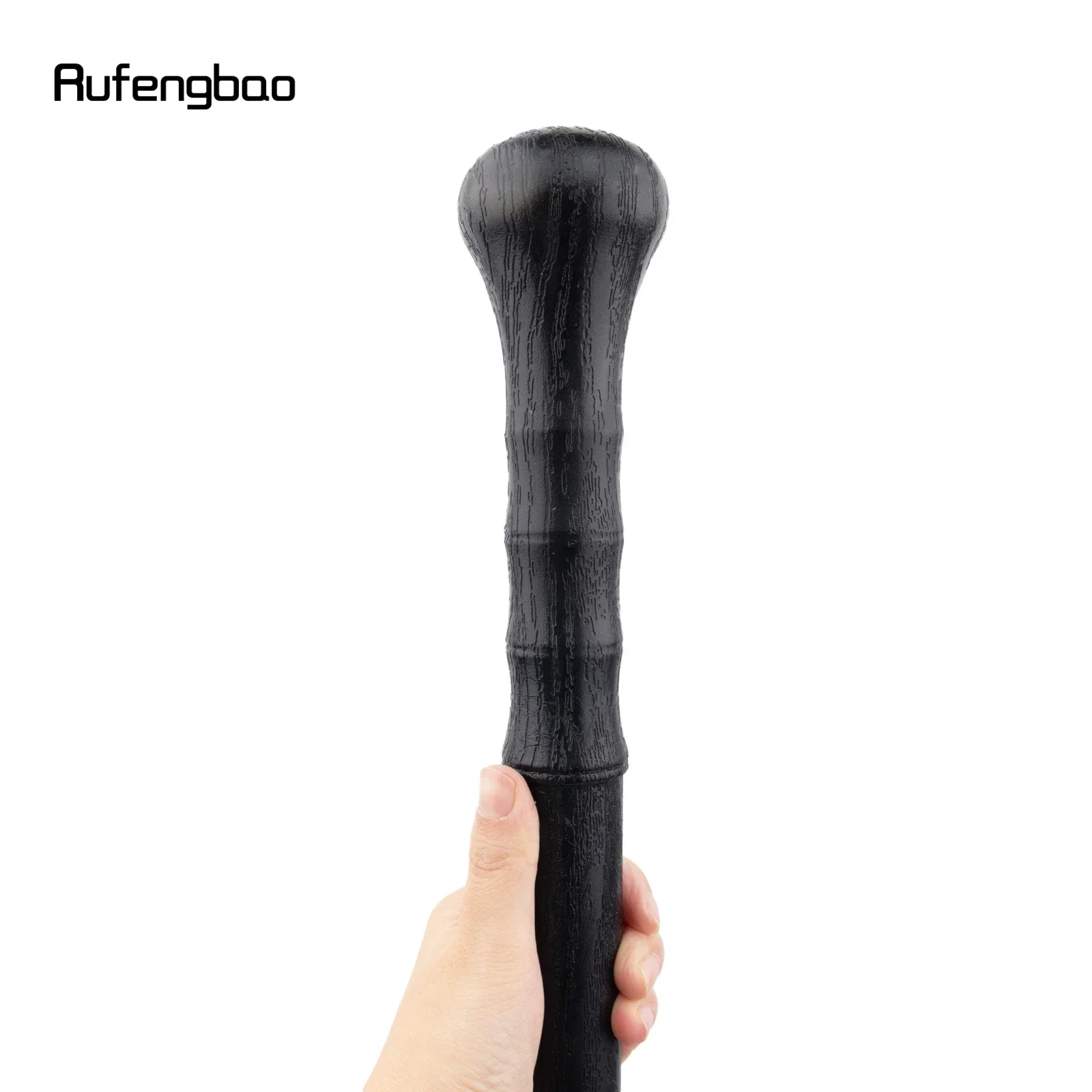 Bengala de pvc preta moda decorativa abs plástico vara elegante cosplay cana botão crosier 95cm desempenho palco cana