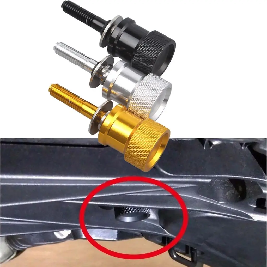 Aerospace Grade Aluminum Quick Release Seat Removal Bolts Tool-free Thumb Grip Fastening for BMW R Nine T 2014 Up