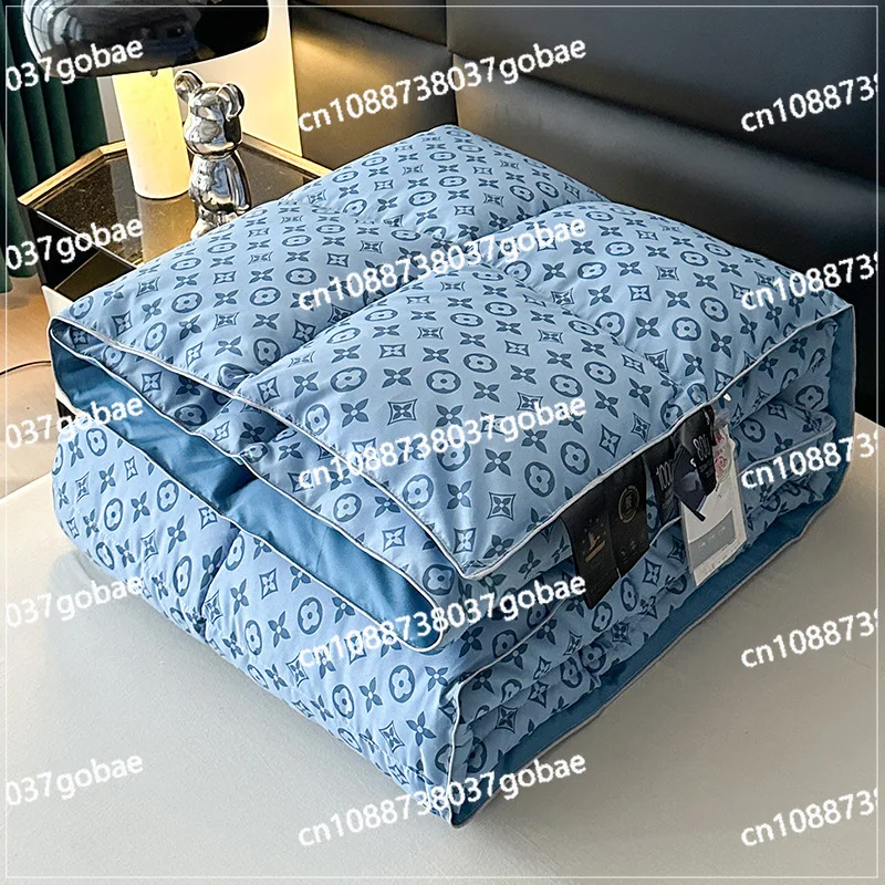 goose down high-end spring and autumn quilt core winter  five-star hotel velvet