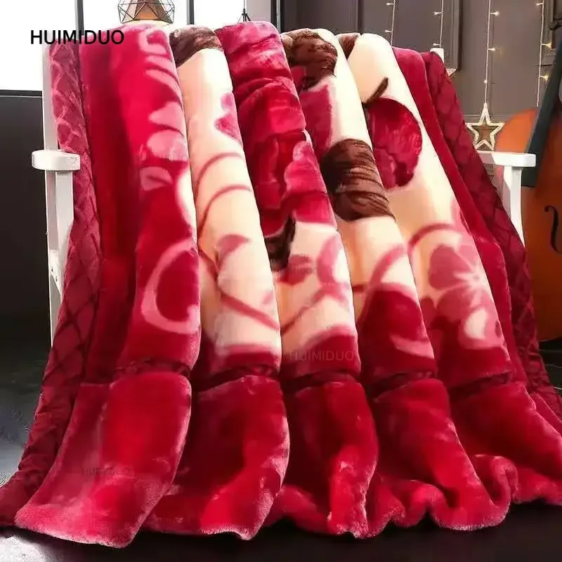Fleece Blanket Plush Blanket King Size Heavy Mink Blanket