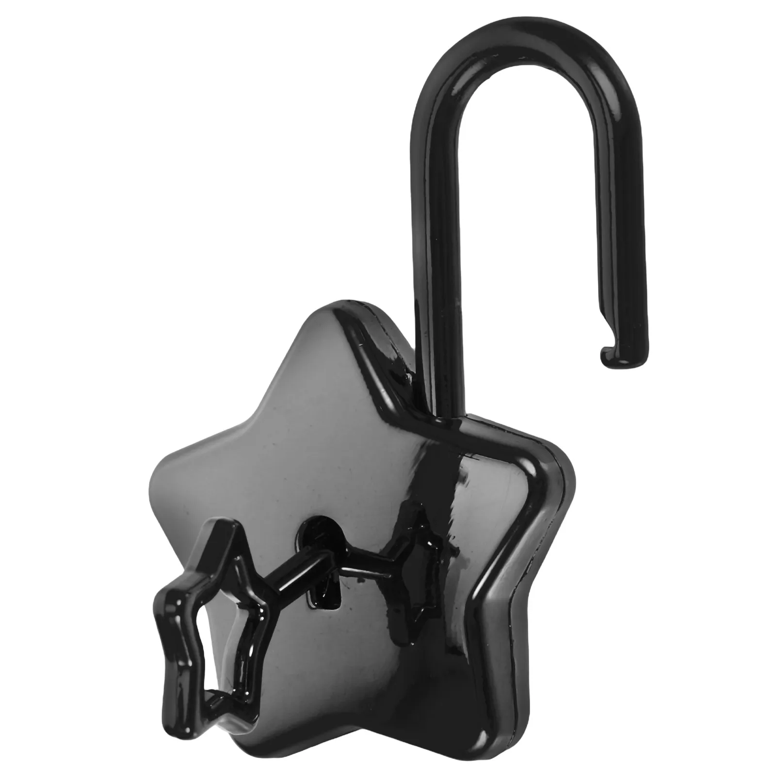 Small Zinc Alloy Star Shaped Padlock Mini Lock for Notebook Luggage Backpack Jewelry Diary Travelers Notebook Accessories