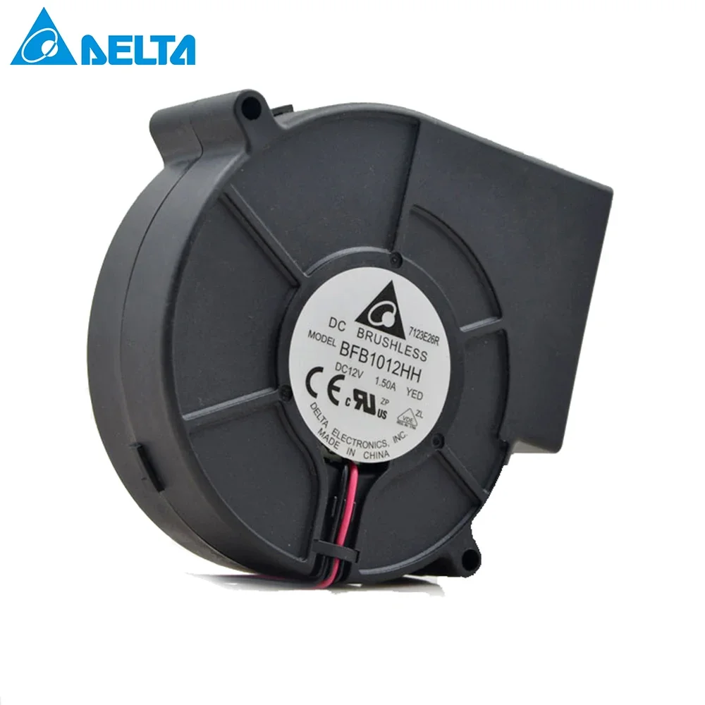 

For Delta 9773 BFB1012HH 97*93*33mm DC 12V 1.5A Turbo blower grill exhaust fan high speed 2 wires