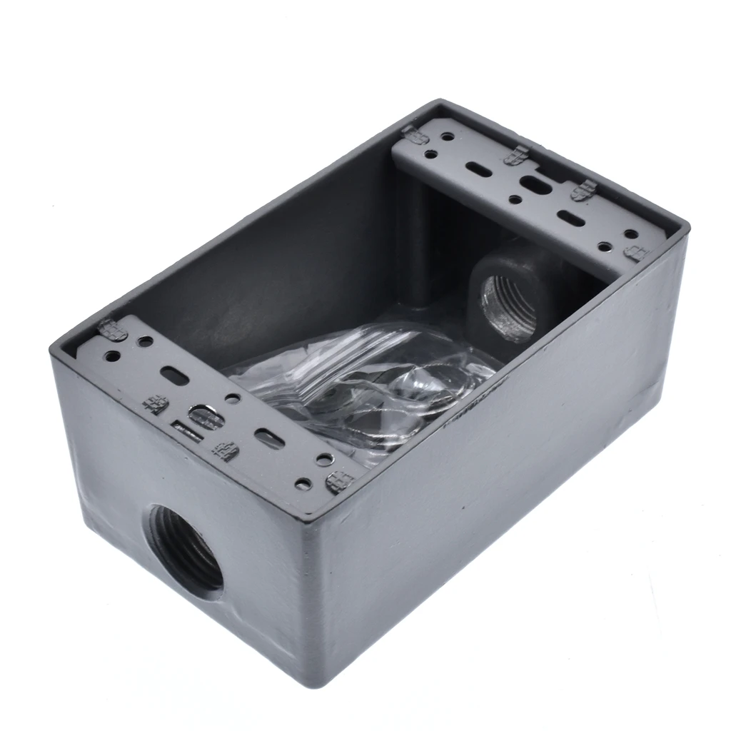 Metal NEMA 5-50R 6-30R 10-30R 10-50R 14-30R 14-50R US Industrial Receptacle Mount Back Box 113X70X50mm